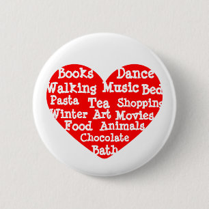 Dinge, die ich Liebe Button