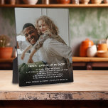 "Dinge, die ich über mein Daddy-Foto Liebe habe" Fotoplatte<br><div class="desc">Überraschen Sie einen Papa mit dieser niedlichen Sake Foto-Plakette. Design enthält den Titel 'DINGS I LIEBE ÜBER MEINE DADDY',  eine Liste von benutzerdefinierten Dingen,  eine persönliche Nachricht und den Namen,  von wem es stammt. Ein einzigartiges sentimentales Geschenk für Geburtstage,  Weihnachten oder Väter!</div>