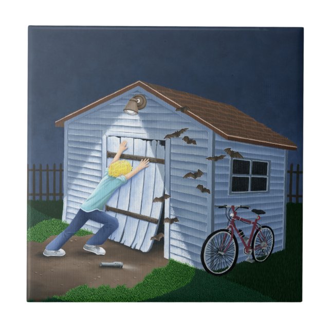 Dinge, die nachts stürzen fliese (Vorderseite)