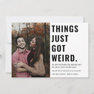 Dinge, die nur komisches Foto Got, ändern das Datu Save The Date