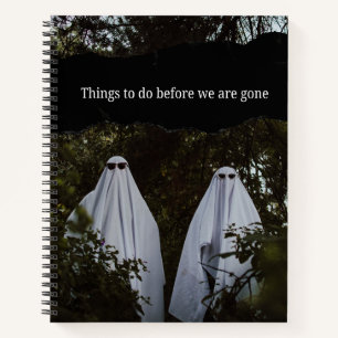 Dinge, die wir tun müssen, bevor wir gehen notizbuch