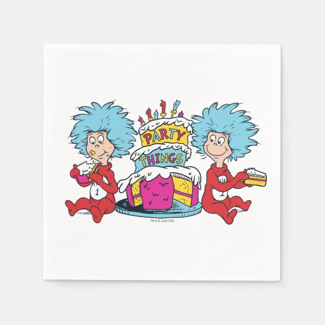 Dinge, die zwei Party Serviette (Vorderseite)