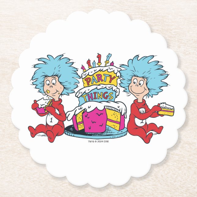 Dinge, die zwei Party Untersetzer (Vorderseite)