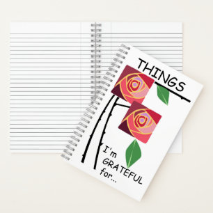 Dinge, für die ich dankbar bin notizbuch