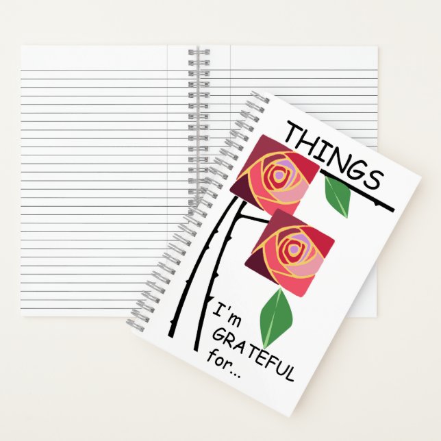 Dinge, für die ich dankbar bin notizbuch (Innen)