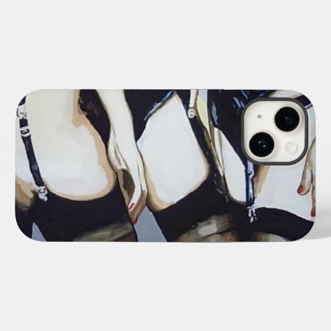 'Dinge passieren' Gemälde auf einem Case-Mate iPhone Hülle (Rückseite (Horizontal))