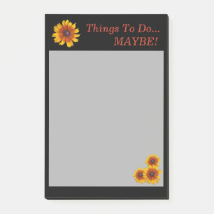 Dinge zu tun... VIELLEICHT! Post-it Klebezettel