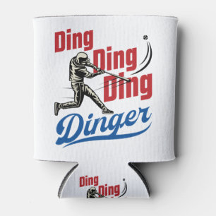 Dinger Baseball Zuhause Run Player Fan Game Dosenkühler
