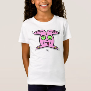 Dinges Pinkes Kaninchen süßes seltsames Wesen T-Shirt