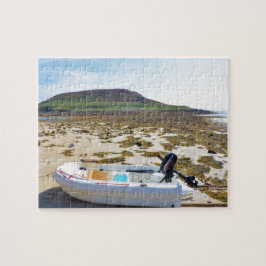 Dinghy am Strand Puzzle