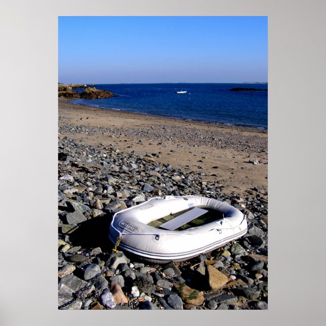 Dinghy in Guernsey Poster (Vorne)