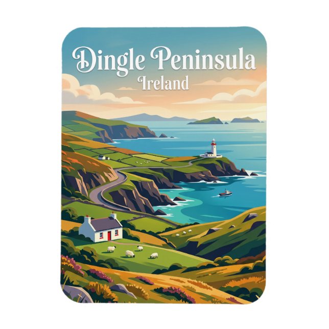 Dingle-Halbinsel Irland Magnet (Vertikal)