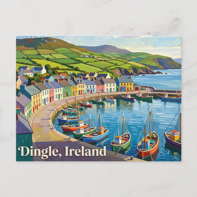 Dingle-Halbinsel Irland Postkarte (Vorderseite)