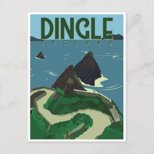 Dingle-Halbinsel Irland Reise Vintage Postkarte