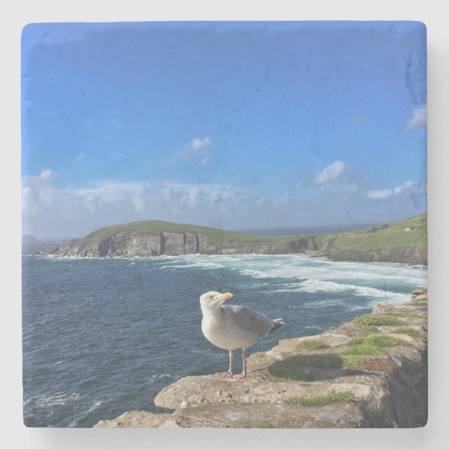 Dingle Halbinsel, Irland, Seagull Untersetzer (Vorderseite)
