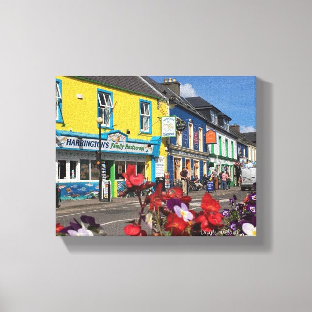 Dingle Ireland Wrapped Canvas Leinwanddruck (Vorderseite)