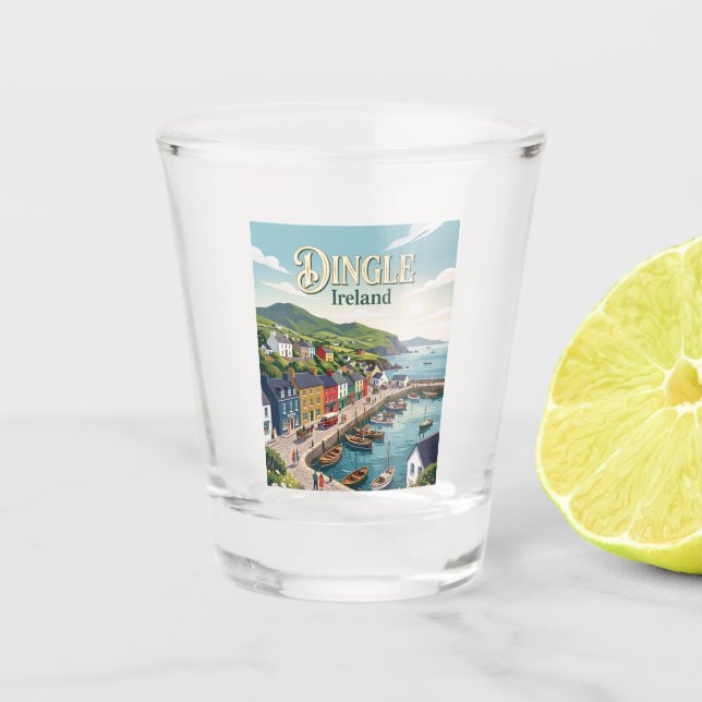 Dingle Irland Schnapsglas (Vorderseite)