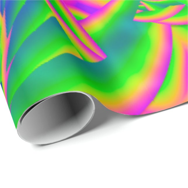 Dingleberries Psychedelic Fused Glass Geschenkpapier (Rolleneckpunkt)