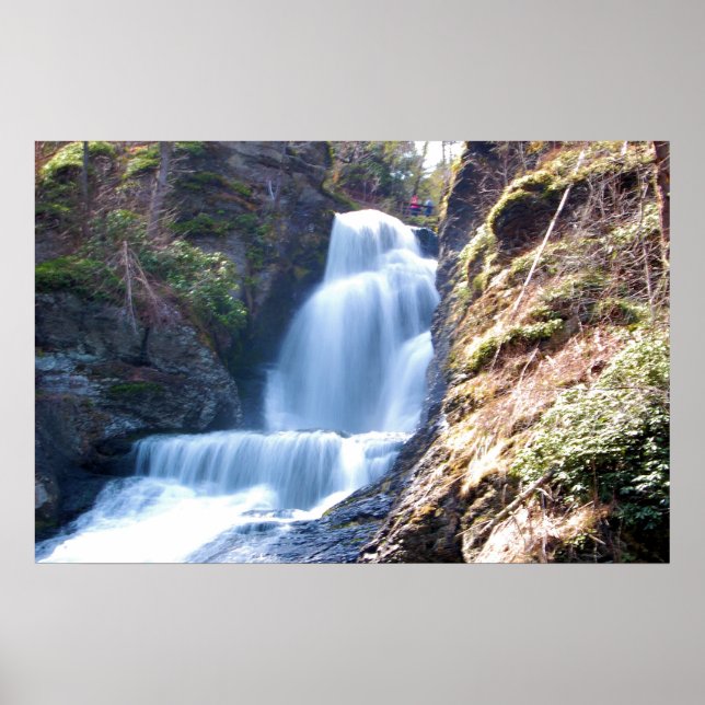 Dingman Falls @ Delaware Water Gap Poster (Vorne)