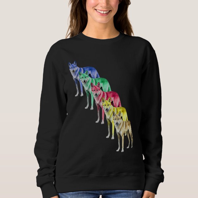 Dingo Australisch 2 Sweatshirt (Vorderseite)
