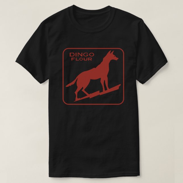 Dingo Mehl Fremantle Classic T - Shirt (Design vorne)