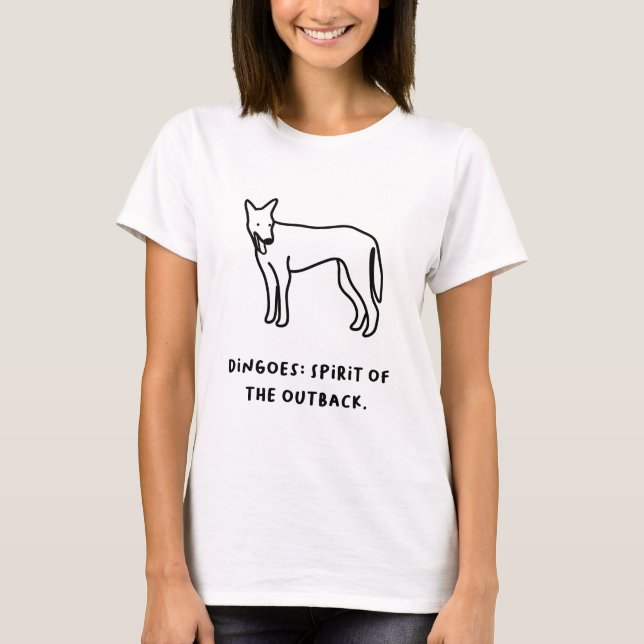 "Dingos: Geist des Außen." T-Shirt (Vorderseite)