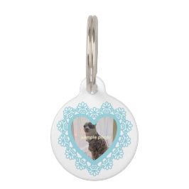 Dingus Heart Lace Rahmen Haustiermarke