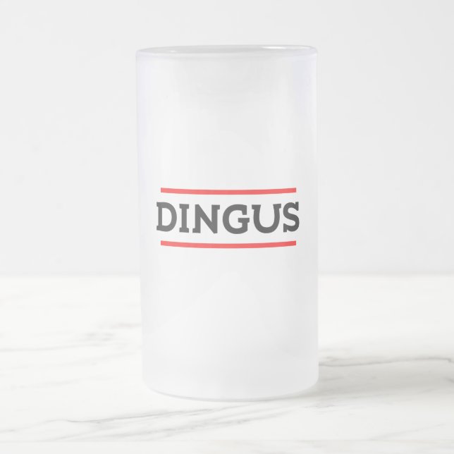 Dingus Mattglas Bierglas (Mittel)