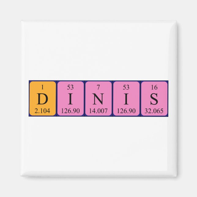 Dinis Periodenmagnet Magnet (Vorne)