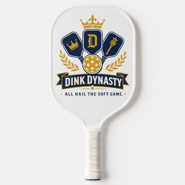 Dink Dynasty - Pickleball Adel Schläger (Vorderseite)