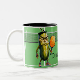 Dink oder Die Funny Dill Zweifarbige Tasse