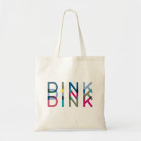 Dink Pickleball Fun Chic Blau Rosa Gelb