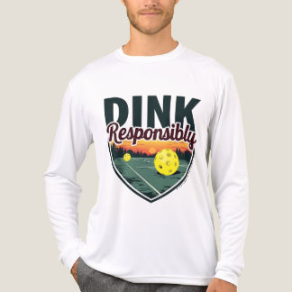 "Dink Responsibility Pickleball Long Sleeve Shirt