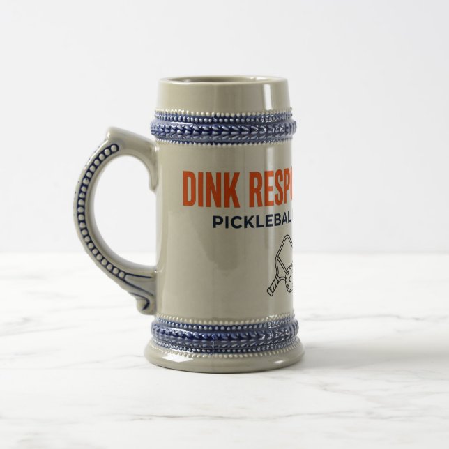 Dink Responsibly Pickleball Mug - Funny Player Gif Bierglas (Links)