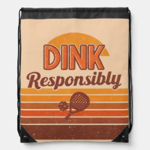 Dink Verantwortungsvoll Pickleball Retro