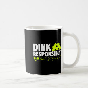 Dink verantwortungsvoll, werde nicht zerquetscht P Kaffeetasse