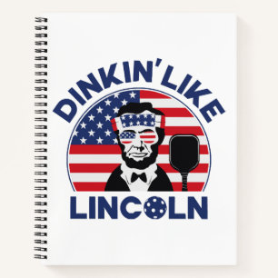 Dinkin Like Lincoln Notizbuch