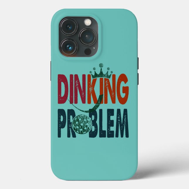 Dinking Problem Pickleball - Court-Side-Spaß Case-Mate iPhone Hülle (Rückseite)