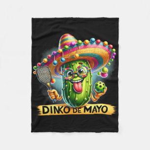 Dinko De Mayo Funny Cinco De Mayo Picklebyll Men W Fleecedecke