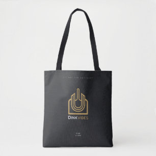 DinkVibes Minimalist Elite Series Schwarze Baumwol