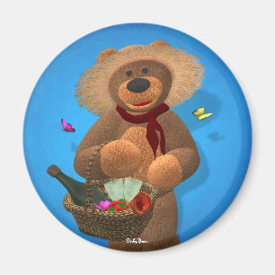 Dinky Bären: Picknick-Zeit Magnet