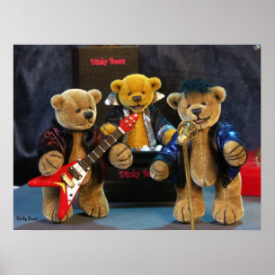 Dinky Bears auf Bühne Poster