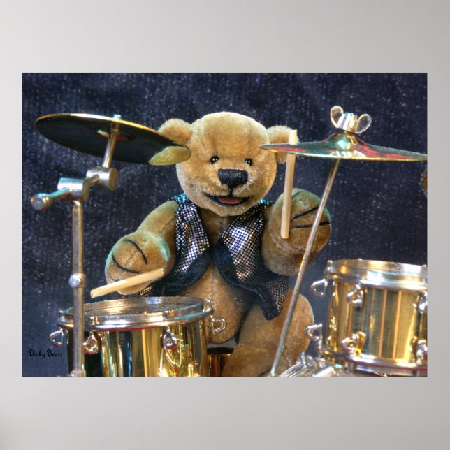 Dinky Bears Drummer Poster (Vorne)