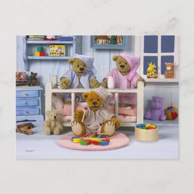 Dinky Bears: Party Postkarte (Vorderseite)