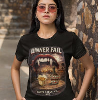Dinner Fail Damen Bella+Canvas Slim Fit Dunkel