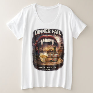 Dinner Fail Damen Plus Size T-Shirt
