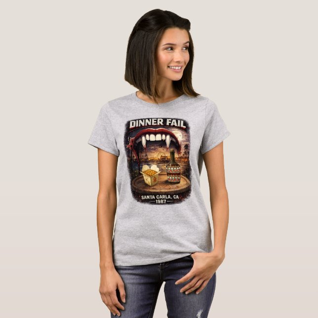 Dinner Fail Damen T-Shirt (Vorne ganz)