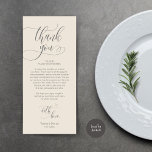 Dinner Place Setting Vielen Dank, Moderne Script C Programm<br><div class="desc">Teilen Sie die Liebe und danken Sie Ihren Gästen, wenn sie sich an ihrem Platz setzen und diese personalisierte charmante Platzkarte lesen. Es ist eine wunderbare Art, Ihre Feier zu starten! Diese Karte ist sicher, den Ton für ein unvergessliches Ereignis Set. Die Dankeschön-Karte bietet modernes Design-Drehbuch-Thema, das Ihrem Fest eine...</div>