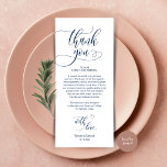Dinner Place Setting Vielen Dank, Moderne Script C Programm<br><div class="desc">Teilen Sie die Liebe und danken Sie Ihren Gästen, wenn sie sich an ihrem Platz setzen und diese personalisierte charmante Platzkarte lesen. Es ist eine wunderbare Art, Ihre Feier zu starten! Diese Karte ist sicher, den Ton für ein unvergessliches Ereignis Set. Die Dankeschön-Karte bietet modernes Design-Drehbuch-Thema, das Ihrem Fest eine...</div>