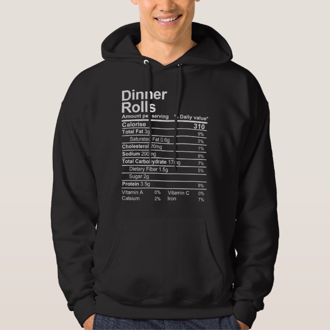 Dinner Rolls Hoodie (Vorderseite)